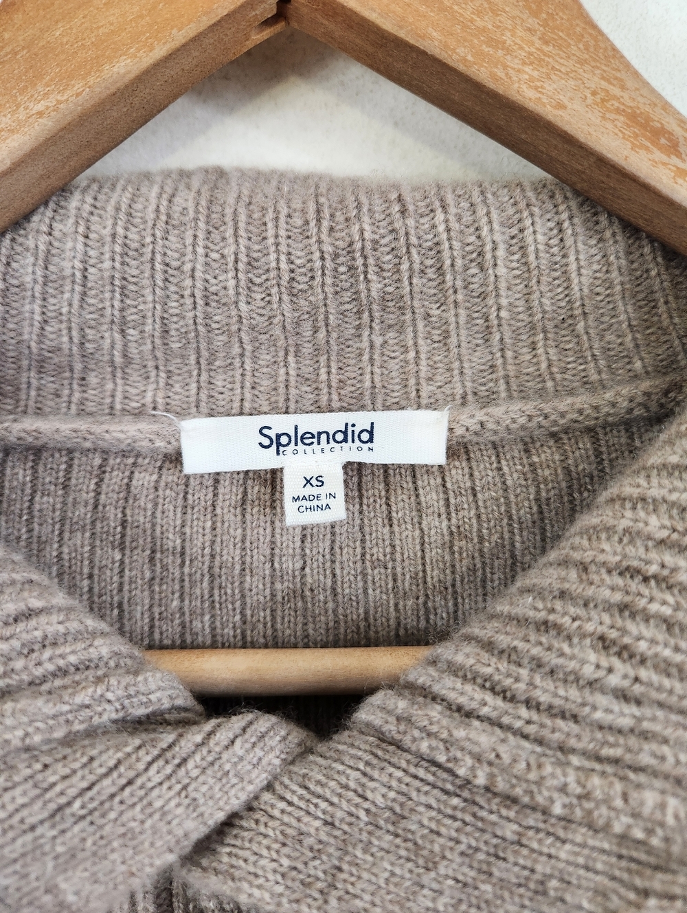 Splendid Nora Cashmere Polo Sweater - Picture 6 of 6